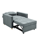 3 In 1 Convertible Sofa Chair Bed Airforce Blue