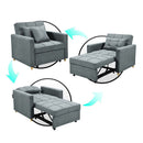 3 In 1 Convertible Sofa Chair Bed Airforce Blue