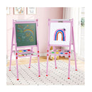 3 In 1 Easel For Kids Double Sided With Paper Roll Pink