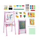 3 In 1 Easel For Kids Double Sided With Paper Roll Pink
