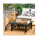 3 In 1 Fire Pit With Spark Screen Cover