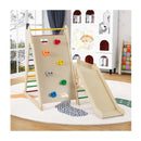 3 In 1 Jungle Gym With Extended Slide Rock Climbing For Kids Colorful