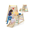 3 In 1 Jungle Gym With Extended Slide Rock Climbing For Kids Colorful
