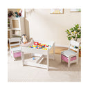 3 In 1 Kids Multi Activity Table And 2 Chairs Set For Kids