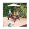 3 In 1 Kids Picnic Table With Removable Umbrella For Garden Yard