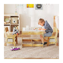 3 In 1 Kids Table And Chair Set With Removable Tabletop Beige