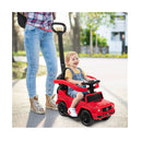 3 In 1 Licensed Mercedes Benz Ride On Push Car With Push Handle Red