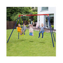 3 In 1 Outdoor Swing Set With Ground Stakes For Garden Backyard Park