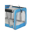 3 In 1 Pet Soft Crate Dog Cat Carrier Blue