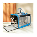 3 In 1 Pet Soft Crate Dog Cat Carrier Blue