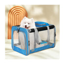 3 In 1 Pet Soft Crate Dog Cat Carrier Blue