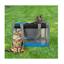 3 In 1 Pet Soft Crate Dog Cat Carrier Blue