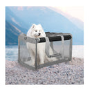 3 In 1 Pet Soft Crate Dog Cat Carrier Grey