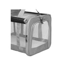 3 In 1 Pet Soft Crate Dog Cat Carrier Grey
