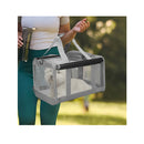 3 In 1 Pet Soft Crate Dog Cat Carrier Grey