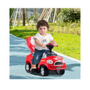 3 In 1 Ride On Kids Push Car With Detachable Guardrails And Handle Red