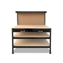 3 Layered Work Bench Garage Storage Table Tool Shop Shelf