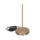3 Light Gold Metal Floor Lamp With Glass Shades