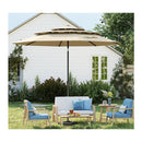 3M 3 Tier Patio Umbrella With Push Button Tilt Beige