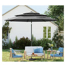 3M 3 Tier Vented Patio Umbrella With Push Button Tilt Ribs Handle