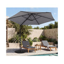 3M Cantilever Patio Umbrella Heavy Duty Offset Hanging Umbrella