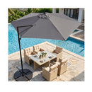 3M Cantilever Patio Umbrella Heavy Duty Offset Hanging Umbrella
