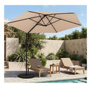 3M Cantilever Patio Umbrella Heavy Duty Offset Hanging Umbrella