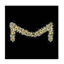 3M Christmas Garland Pre Lit Led Lights Snow Frosted Tips Decor