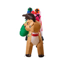 3M Christmas Inflatable Santa Claus Sleigh Reindeers Led