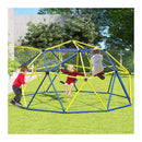 3M Kids Climbing Dome With Swing Outdoor Jungle Gym Climber Yellow
