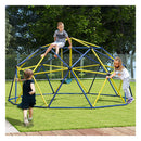 3M Kids Climbing Dome With Swing Outdoor Jungle Gym Climber Yellow