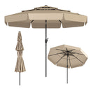 3M Patio Umbrella With 3 Tier Vented Top And 8 Ribs For Outdoor Yard