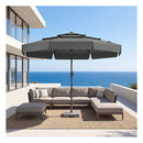 3M Patio Umbrella With 3 Tier Vented Top And 8 Ribs For Outdoor Yard