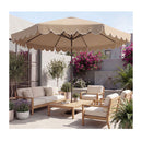 3M Patio Umbrella With Push Button Tilt And Crank