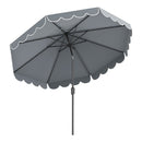3M Patio Umbrella With Push Button Tilt And Crank
