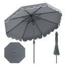 3M Patio Umbrella With Push Button Tilt And Crank