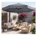 3M Patio Umbrella With Push Button Tilt And Crank