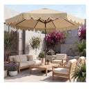 3M Patio Umbrella With Push Button Tilt And Crank