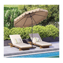 3M Patio Umbrella With Push Button Tilt And Crank