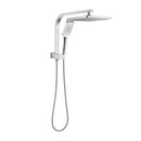 Square Shower Head 3 Mode Handheld Gooseneck