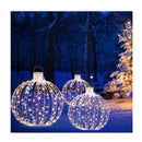 3 Pack Christmas Led Light Balls With 180 Warm Light 180 White Light