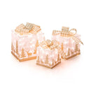 3 Pack Pre Lit Christmas Gift Box With 100 Light Bulbs