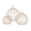3 Pcs Christmas Lights 360 Led Fairy Light Ball Decorations