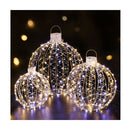 3 Pcs Christmas Lights 360 Led Fairy Light Ball Decorations