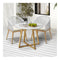 3 Piece Outdoor Dining Set Table And Lounge Chairs