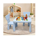 3 Pieces Kids Table And 2 Chairs Set For Reading