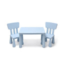 3 Pieces Kids Table And 2 Chairs Set For Reading