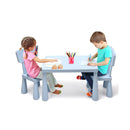 3 Pieces Kids Table And 2 Chairs Set For Reading