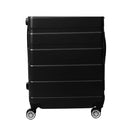 3 Pieces Luggage Sets Suitcase Black
