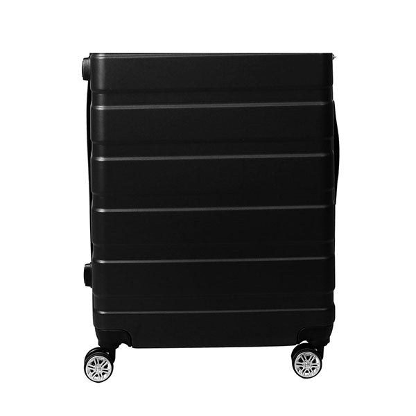 3 Pieces Luggage Sets Suitcase Black